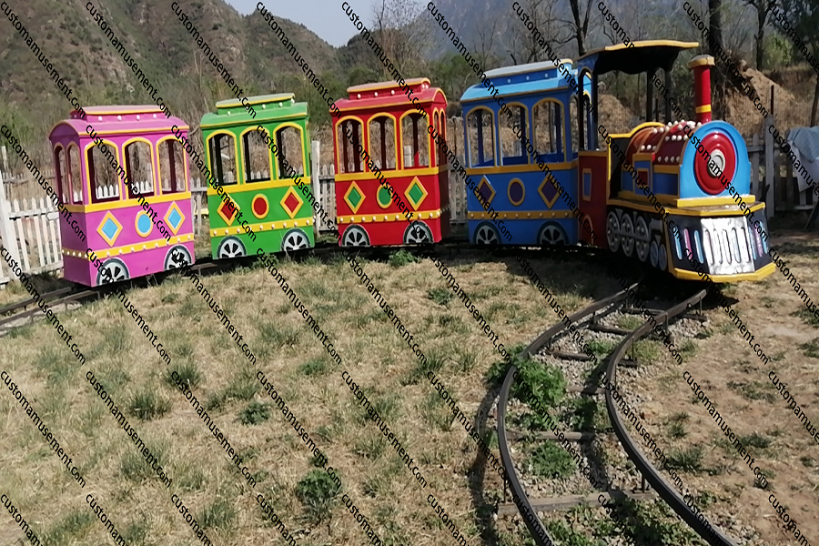 Customized antique track train rides for sale for Sale